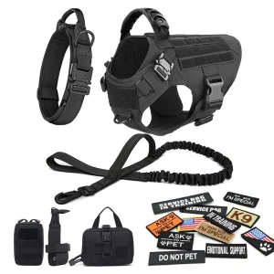 Tactical Dog Harness & Leash